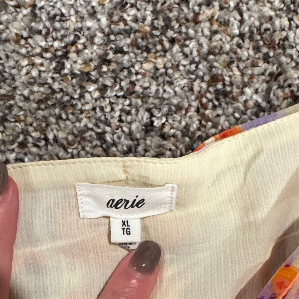 Aerie Floral Skater Skirt - FAST SHIP - Picture 3 of 6